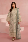 AFROZEH  Luxe Embroidered 3 Piece Women’s Dress
