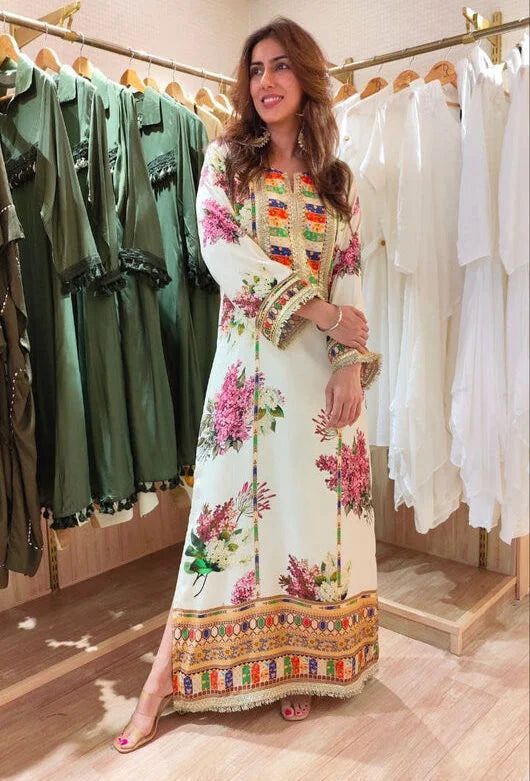 SABYASACHI Inspired Premium Printed Lawn Shirt
