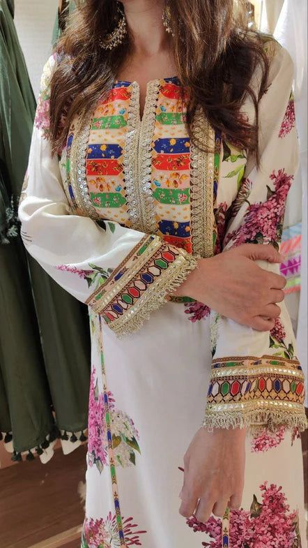SABYASACHI Inspired Premium Printed Lawn Shirt