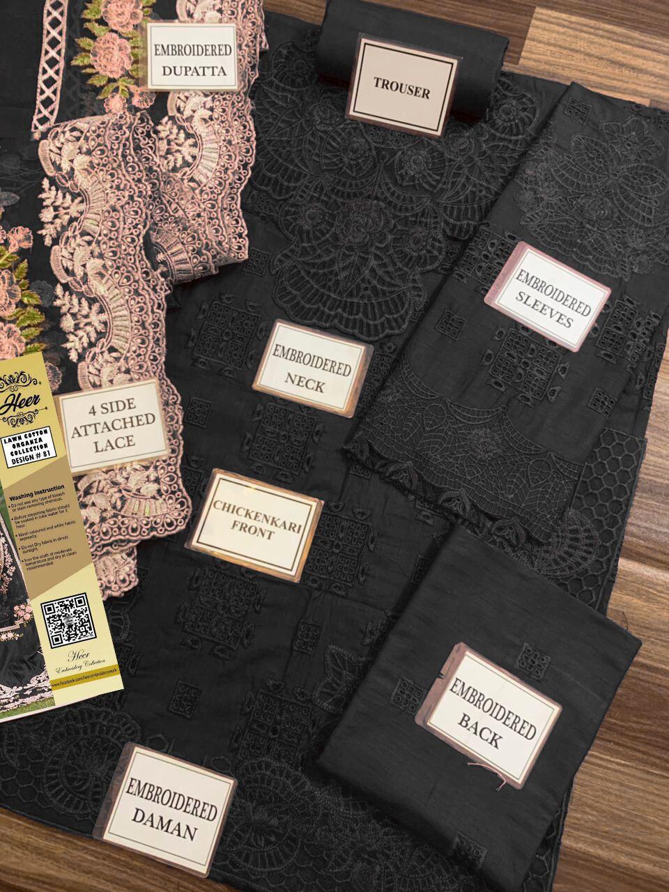Heer Luxe Blossom Ensemble