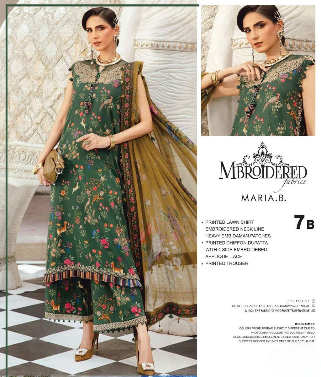 MARIA.B Women Dress  Elegant 3 Piece Formal  Festive Wear